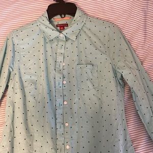 size small - cute blue polkadot cover up!